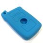 Capa silicone BMW, três botões, azul bébé