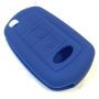 Capa silicone Land Rover, flip três botões, azul