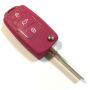 Caixa Rosa Para Comando Volkswagen Flip 3 Botões