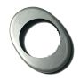 Espelho oval Mottura, para escudo de segurança de 50 mm, em alumínio anodizado