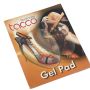 Meia palmilha antideslizante em gel Tacco Gel-Pad