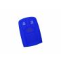 Capa silicone Audi, três botões Smart Key proximidade, azul