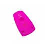 Capa silicone BMW, três botões, rosa