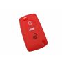 Capa silicone Citröen, flip três botões, vermelho