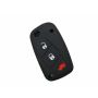 Capa silicone Fiat, flip três botões, negra