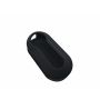 Capa silicone Fiat, flip três botões, negra