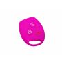 Capa silicone Ford, três botões, rosa