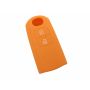 Capa silicone Mazda, dois botões, laranja