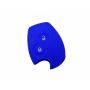 Capa silicone Renault, dois botões, azul