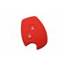 Capa silicone Renault, dois botões, vermelho