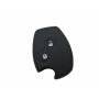 Capa silicone Renault, dois botões, negra