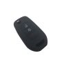Capa silicone Renault, três botões, negra