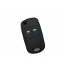 Capa silicone Opel, flip dois botões, negra