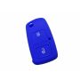 Capa silicone Volkswagen, dois botões, azul