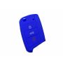 Capa silicone Volkswagen, três botões, azul