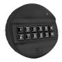 Fechadura Universal + Teclado Negro ABS