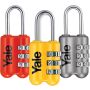 Aloquete Yale de combinação 3 dígitos, 20mm zinco
