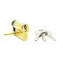 Cilindro Yale YL5 40x10mm latonado