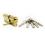 Cilindro Yale YL6 30x50mm latonado