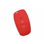 Capa silicone Ford, três botões, vermelho