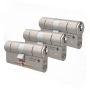 PACK 3 X CILINDROS M&C MATRIX 32mm X 32mm NIQ