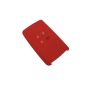 Capa silicone Renault, quatro botões, Smartkey proximidade, vermelho