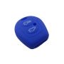 Capa silicone Volkswagen, dois botões, azul