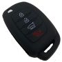 Capa silicone Hyundai, flip quatro botões, negro