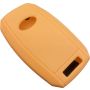 Capa silicone Kia, flip quatro botões, laranja