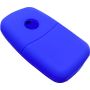 Capa silicone Volkswagen, três botões, azul