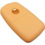 Capa silicone Volkswagen, três botões, laranja