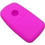 Capa silicone Volkswagen, flip três botões, rosa