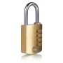 Aloquete Yale 40mm de combinação 4 dígitos, latão
