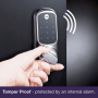 FECH YALE KEYLESS DE SOBREPOR CROMADA SATINADA YD-01-CON-NOMOD-CH