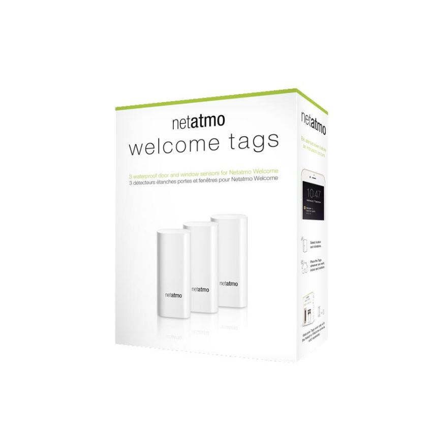 Sensores de movimento Netatmo (só funciona com câmara vigilância Netatmo)