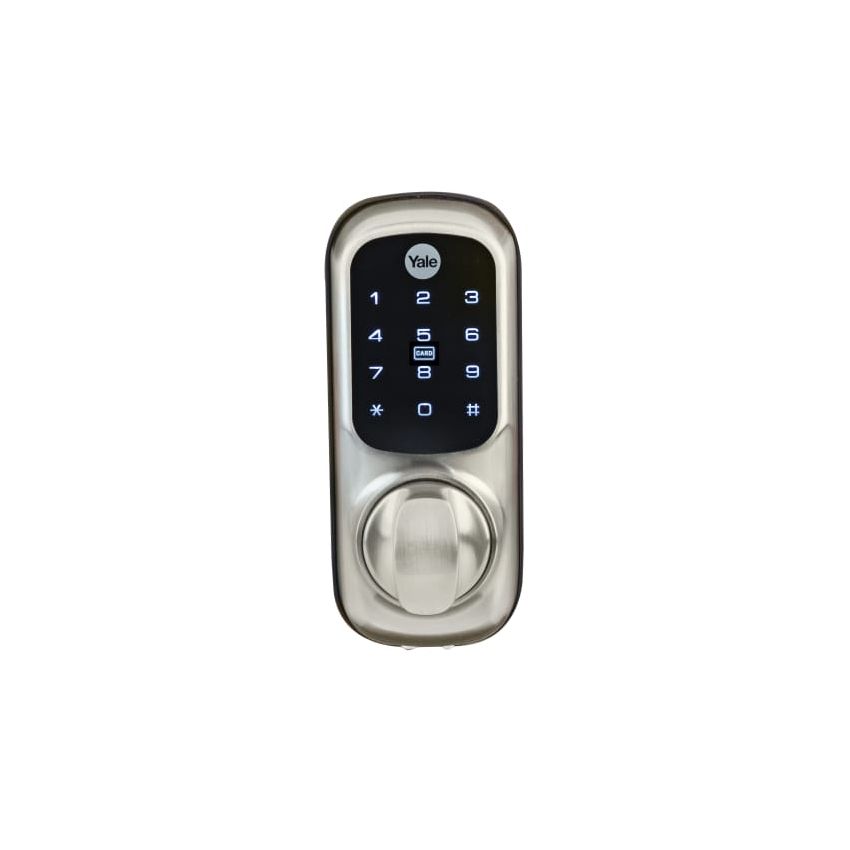 FECH YALE KEYLESS DE SOBREPOR CROMADA SATINADA YD-01-CON-NOMOD-CH