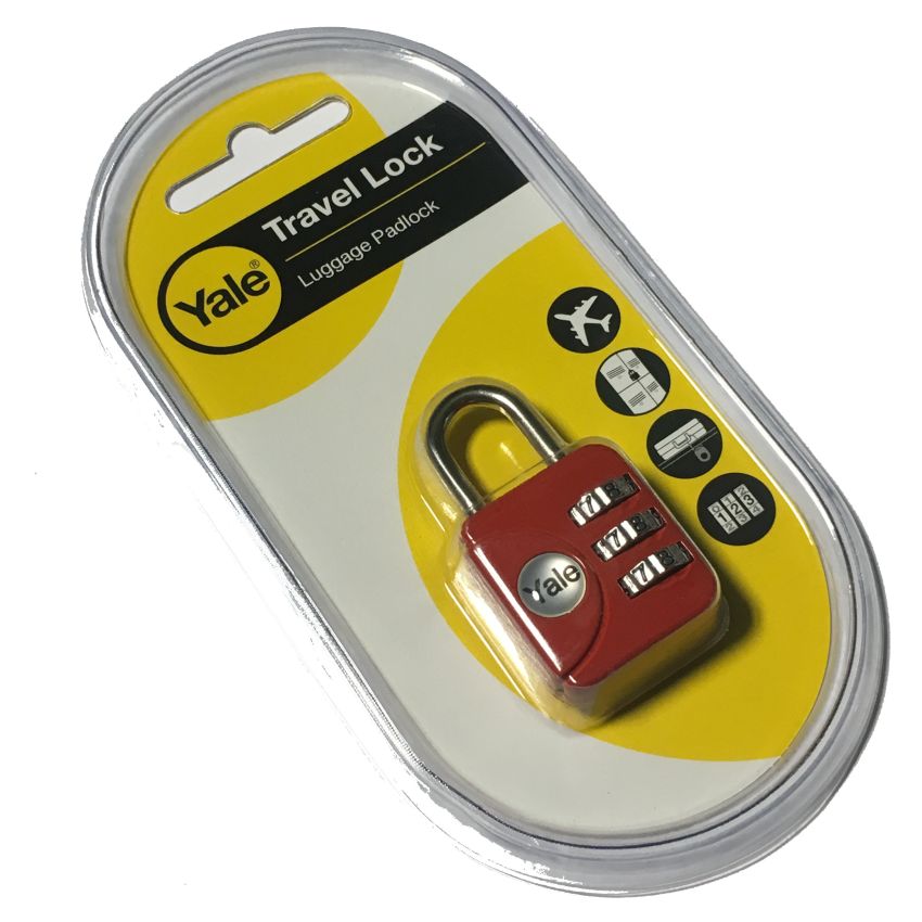 Aloquete Yale de combinação 3 dígitos, 30mm zinco