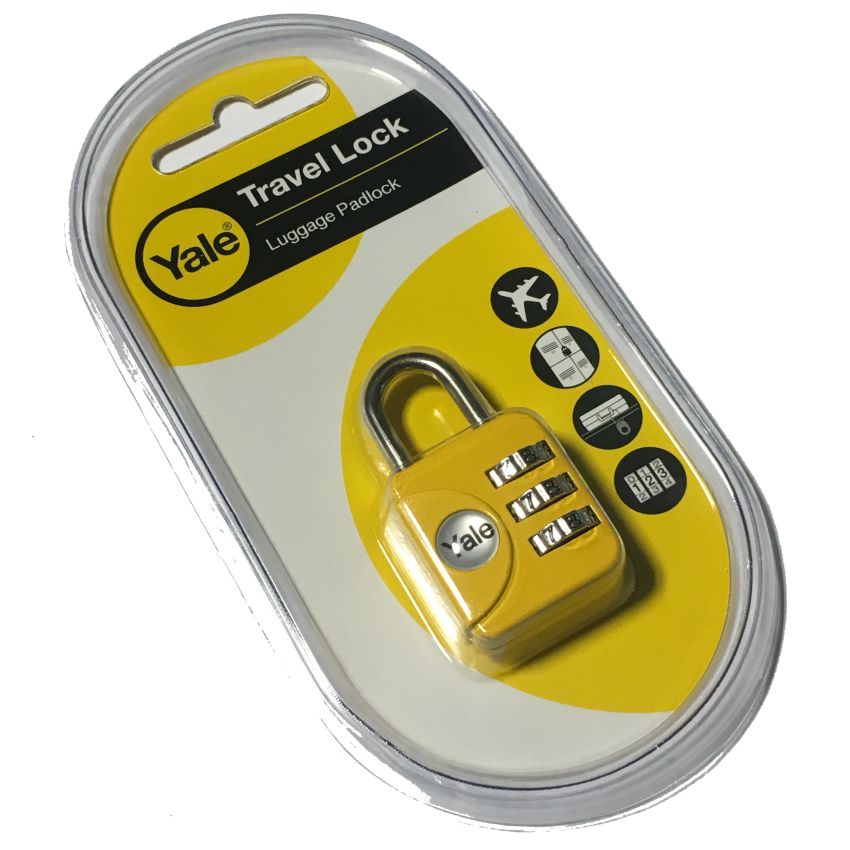 Aloquete Yale de combinação 3 dígitos, 30mm zinco