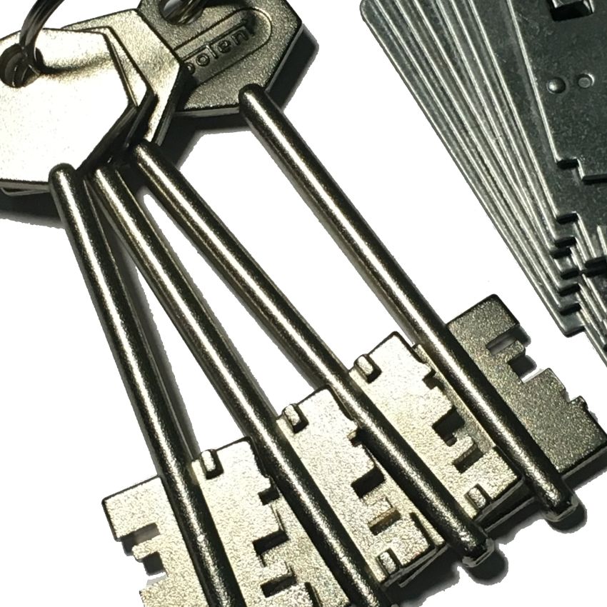 Segredo Potent de gorges para porta blindada 1827D ( chave 5PT12)