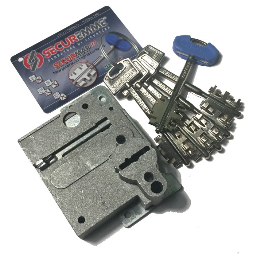 Segredo Securemme para fechadura 2500 de palhetão Anti-gazua Esquerdo