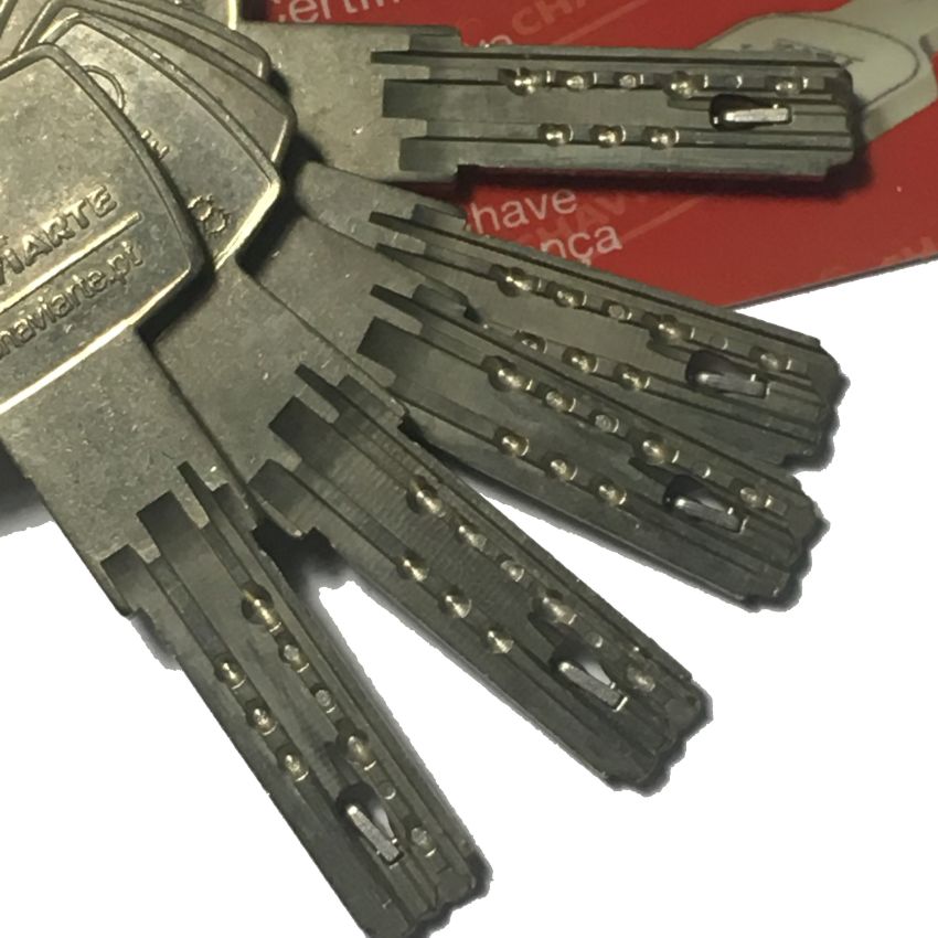 Cilindro CH8 Chaviarte 30x50mm niquelado