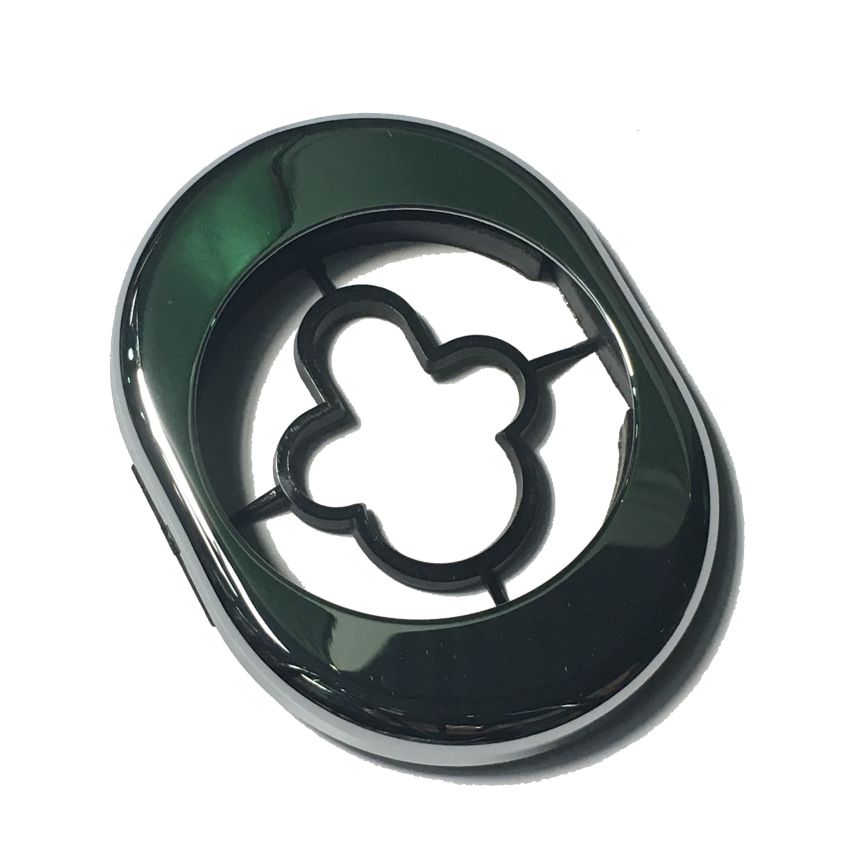 Espelho oval AF exterior, cromado brilhante, 50 mm