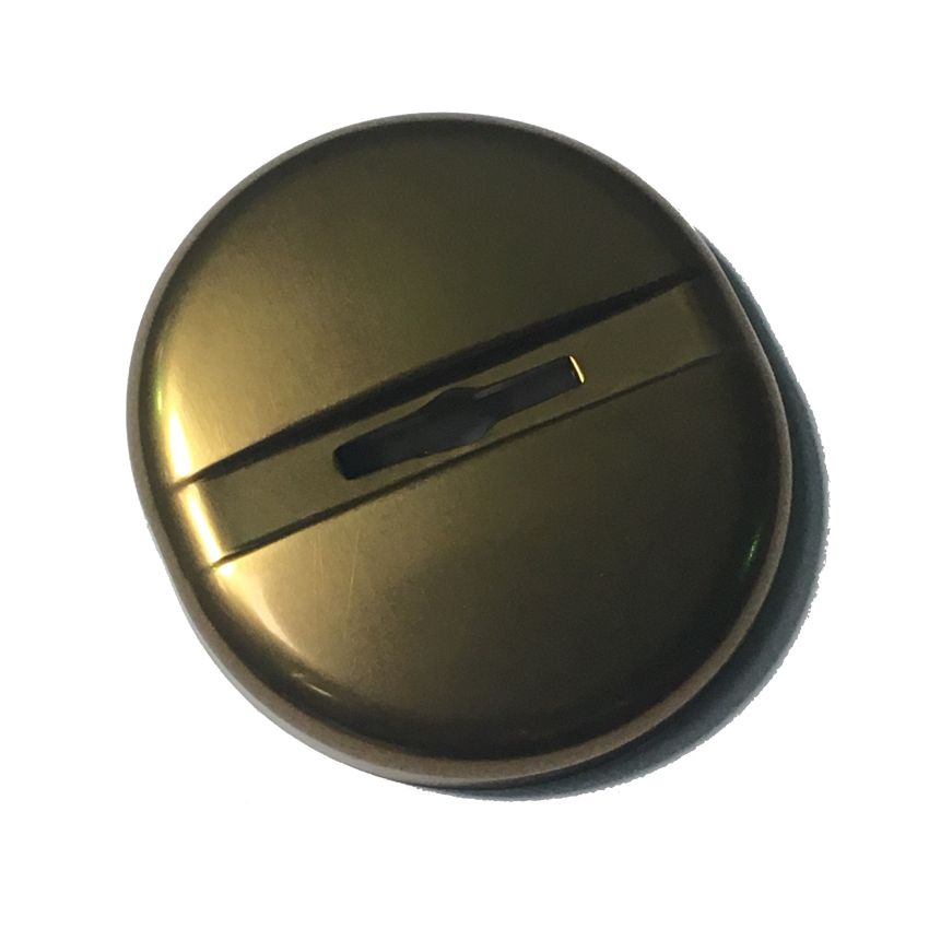 Espelho oval exterior Dierre, para chave de duplo palhetão, bronze