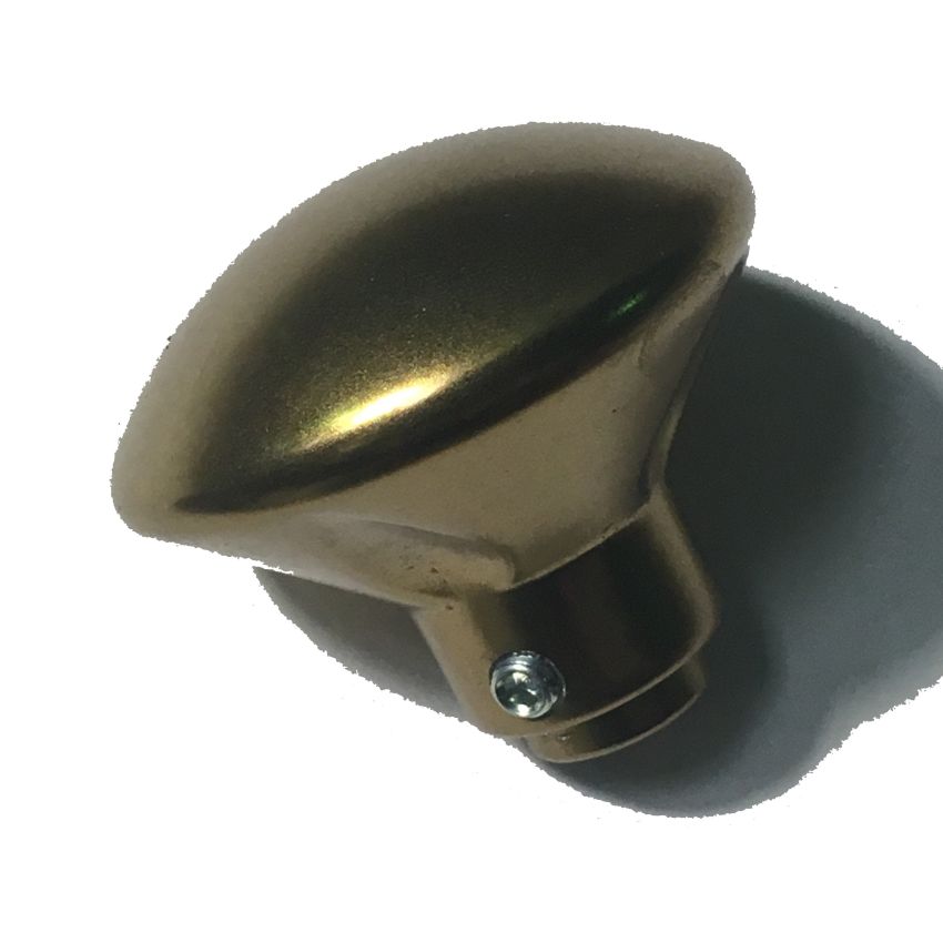 Puxador redondo Dierre Giugiaro ZPM000012, fixo, bronze