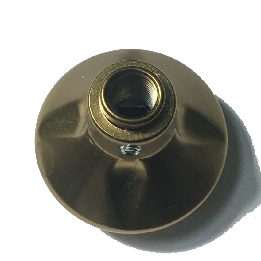 Puxador redondo Dierre Giugiaro ZPM000012, fixo, bronze