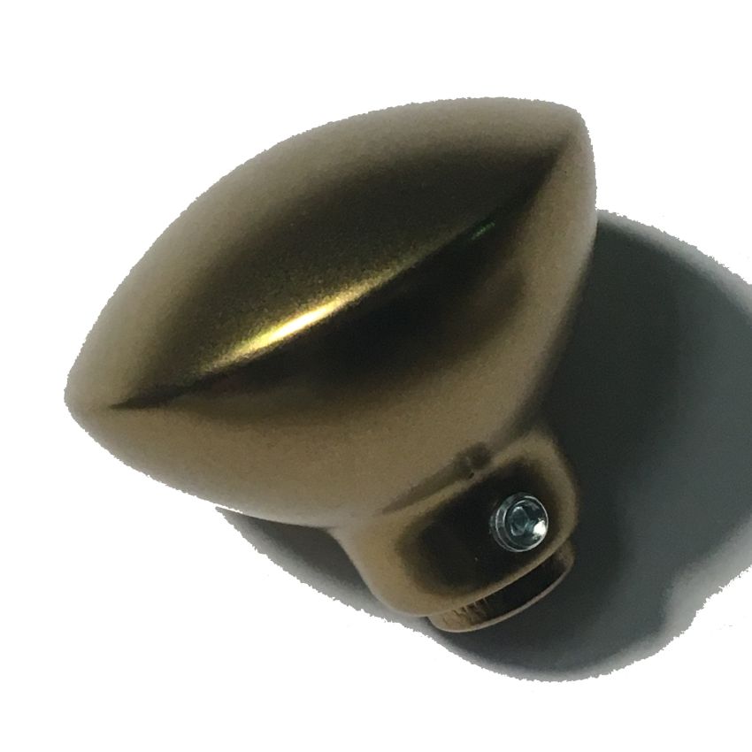 Puxador redondo Dierre New Creta PM000021, fixo, dourado