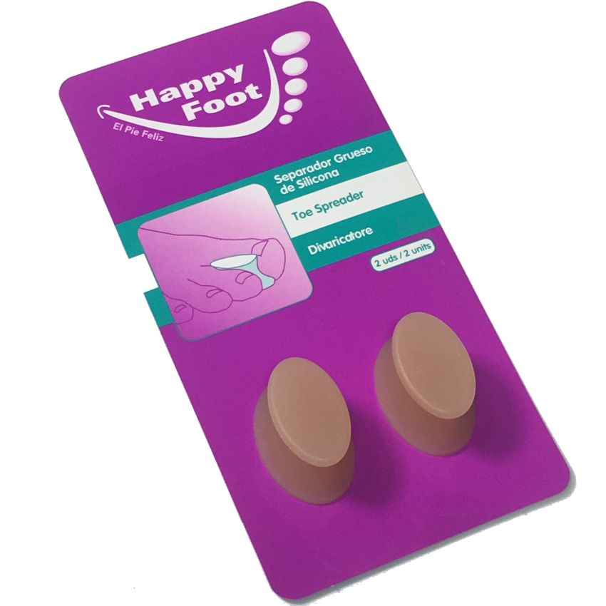 Separador de dedos Happy Foot em silicone Ref. 218