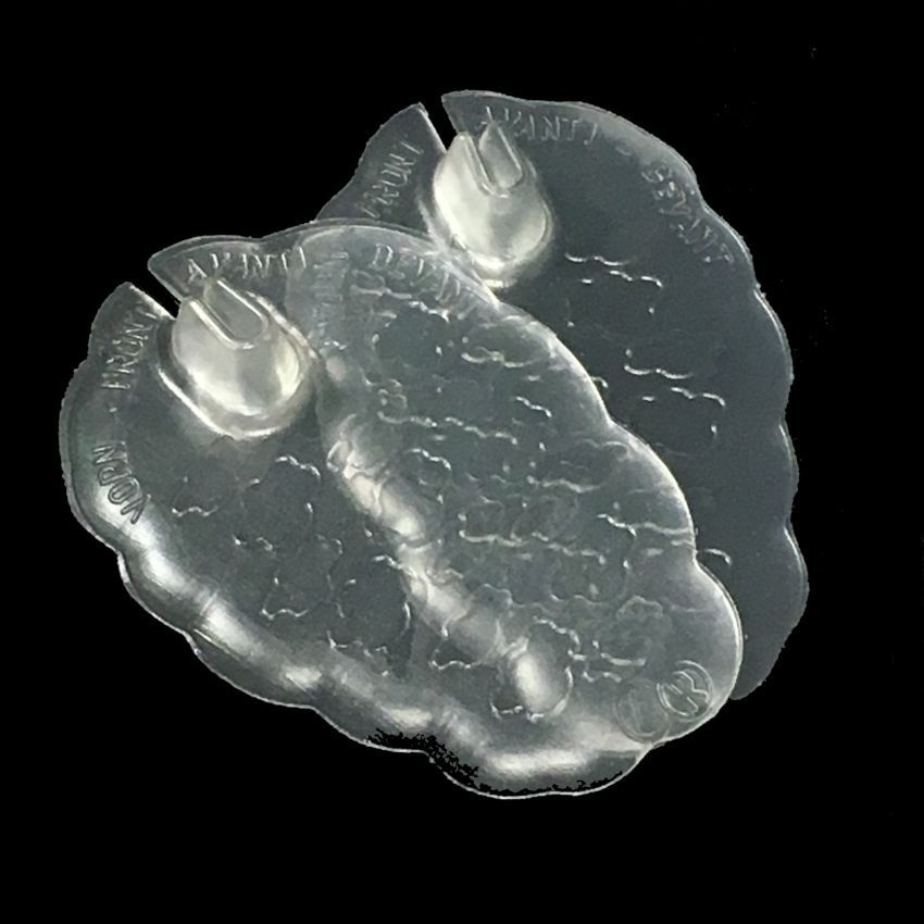 Meia palmilha em gel Tacco Holiday para chinelos de meter o dedo