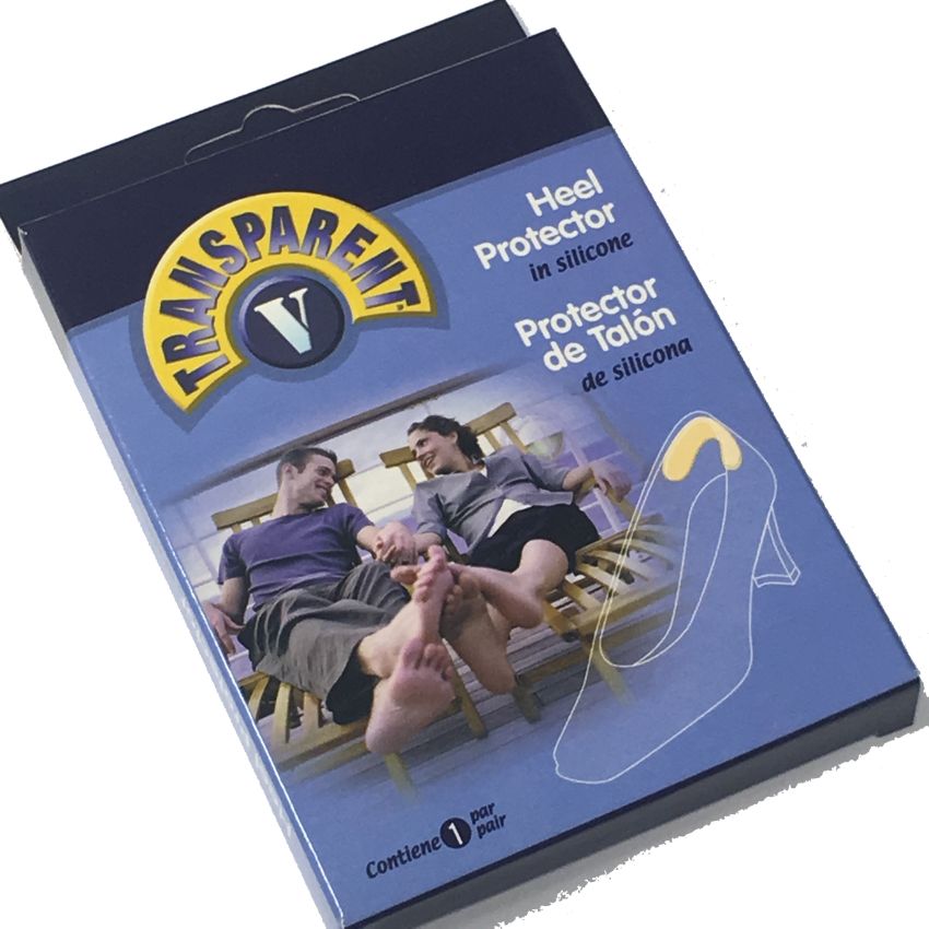 Tacoslips Protector de calcanhar Transparent em silicone