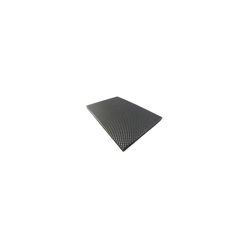Placa microporosso Rombos 53cm X 90cm E=9mm Preto